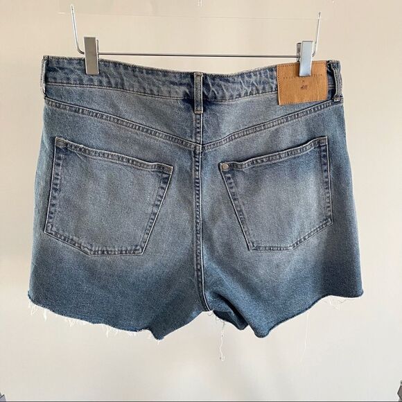 H&M Brock Collection Fitted Denim Cut Off Shorts - Picture 7 of 8